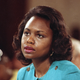 Anita Hill testifying before the Senate Judiciary Committee on Capitol Hill in Washington, D.C., on Oct. 11, 1991 (Greg Gibson/AP Images)